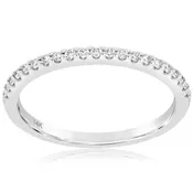 0.21 Carat Classic Round Brilliant Cut Diamond Band