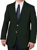 Executive Apparel Men's Ultralux Polyester Blazer, Style 1000, Hunter Green