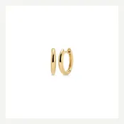 14KY Gold Dome Huggie Earring