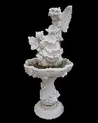 Birdbath Two Winged Fairies Fountain