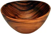 Acacia Wood Deep Bowl