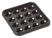 Black Plastic Ball Tray