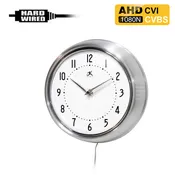 AHD-800 : 1080P 2.0MP HD Spy Hidden AHD/CVI/CVBS (composite video) Wall Clock Camera with 940nM Pinhole Lens