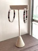 Bolt Hoop Earrings - 2 Inch
