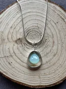 Philippa Roberts 925 Aqua Chalcedony Necklace — Blueground