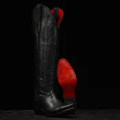 “Aguila” Black Cowhide – Snip Toe