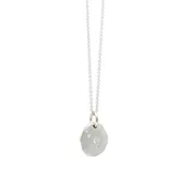 .09ctw 15mm Galaxy Pendant White