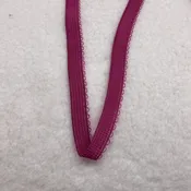 1/4" Picot Elastic-Hot Pink
