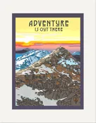 Adventure is Out There: Giclée Print