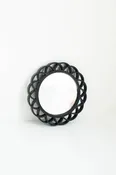Dollhouse Florina Scalloped Mirror | Multiple Colors: Black Acrylic