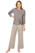Comfort Knit Denim Crop Jean