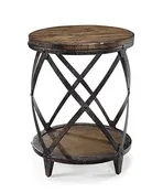 Barrell Round End Table