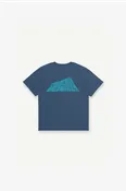 T-Shirt - Hand-Drawn - Denim Blue
