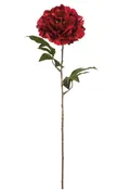 26" Shimmer Velvet Peony Spray