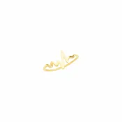 14K Gold Heartbeat Ring
