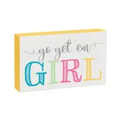 CA-3519 - Get 'Em Block Sign *LIMITED STOCK*
