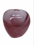 1960s SKLO Bohemian Modern Brutal Glass Vase by Miloslav Klinger for Zelezdroske Sklo Czechoslovakia