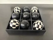 3D Sphere Tic-Tac-Toe with Black Board