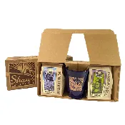 Gift Box #2 – two 1/2 lbs of coffee and 12 oz mug