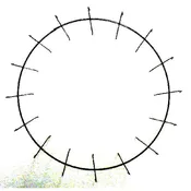 10″ Clamp Wreath Ring – 50/bundle