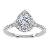 10K 0.50CT Lab Grown Promise Ring 70912