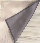 Double-Sided Pocket Square – Organza & Satin Blend