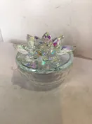 2 Piece Iridescent Lotus Dish