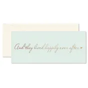 And They Lived Happily Ever After Wedding Greeting Card