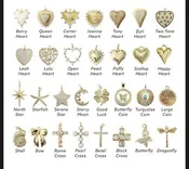 Bezel Cross Charm by Gemelli