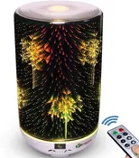 200 ml Diffuser with Remote, Glass Cover with 3D