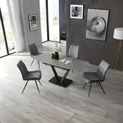 109 Gray Table with 79 Chairs By ESF Furniture