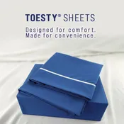 RV Queen Short Set Blue — Toesty Sheets