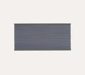 Pleated Night Shade – Ash w/ Dusty Gray Rail