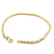 14K Bead Bracelet