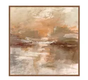 A Kiss of Rust Framed Canvas Artwork