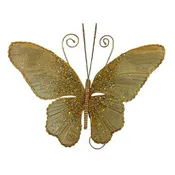 10 in Butterfly Clip - Gold/Silver
