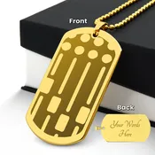 Audio Engineer Engraved Dog Tags