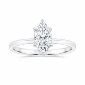 10K 0.50CT  Certified Lab Grown Solitaire Ring
