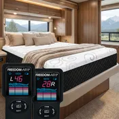 OM-10™ – 10″ RV Digital Air Bed Featuring Latex &amp;amp; Cool-Gel Memory Foam