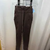 Aerie Brown Solid Child Size 12/14 Girl's Leggings