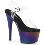 7 inch Clear dancer heels ADORE-708MCH