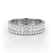 3 Row Diamond Band