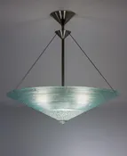 Clear Concentric Circles Cone Pendant Chandelier