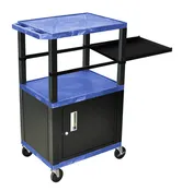 Tuffy Side Pullout Shelf Cart with Cabinet