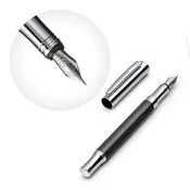 Carbon Fiber Fountain Pen Set with Schmidt Fine Nib