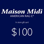 $100 In store Gift Card