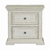 2 Drawer Nightstand w/charging