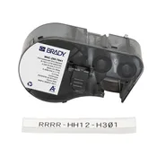 Brady - 0.25" Dia PermaSleeve Low Smoke Zero Halogen Heat Shrink Labels with Ribbon for M4 M5 Printers