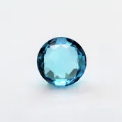 12.64 Round Cut Swiss Blue Topaz