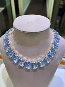 Baby Blue Necklace — Leon’s Beverly Hills